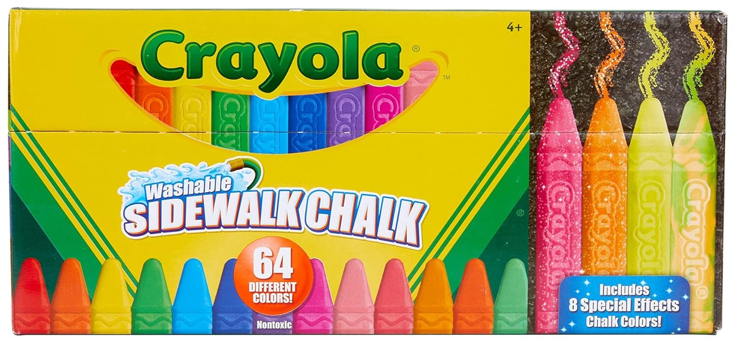 pastel sidewalk chalk