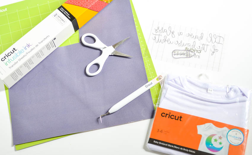 infusible ink baby onesie