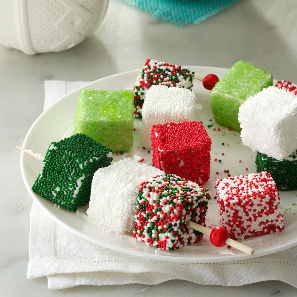 homemade holiday marshmallows