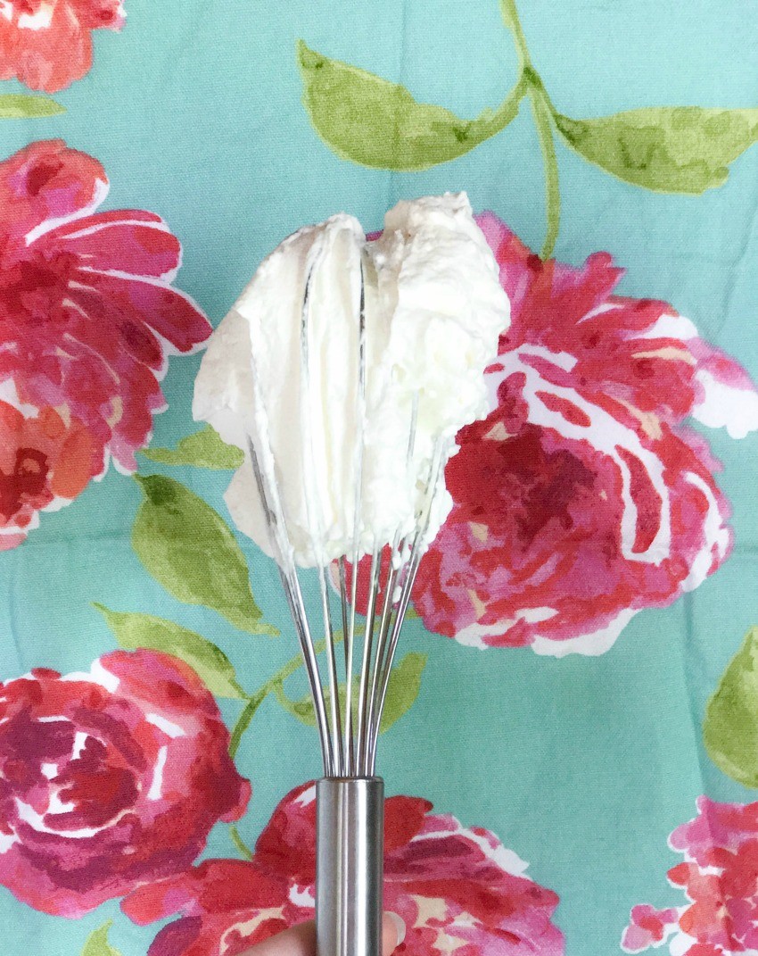 homemade whipped cream 
