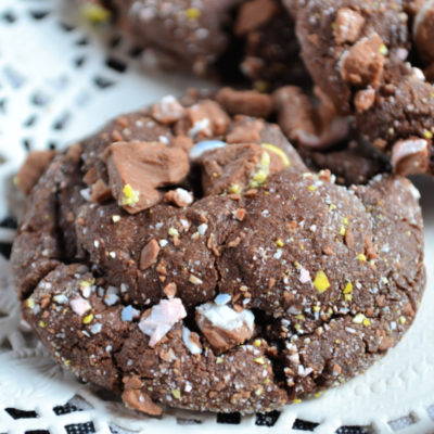 mini cadbury egg cookies