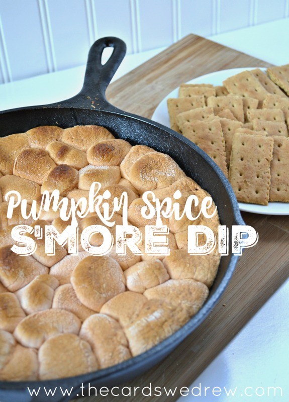 Pumpkin Spice Mallow S'more Dip from The Cards We Drew