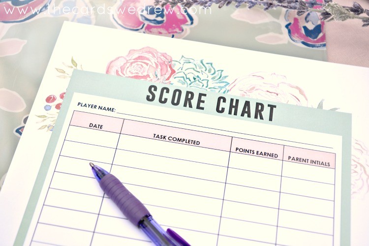 spring cleaning score chart