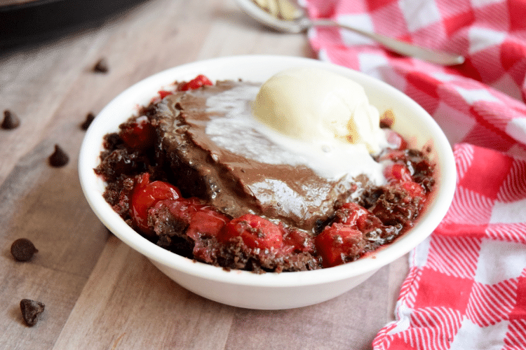 Chocolate Cherry Dump Cake with Slow Cooker