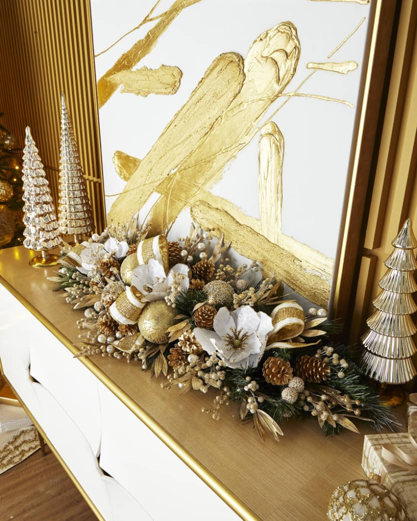 winter mantel ideas