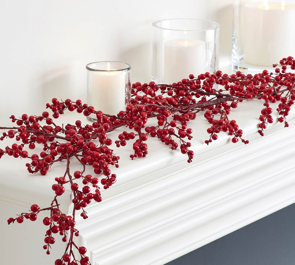winter mantel ideas