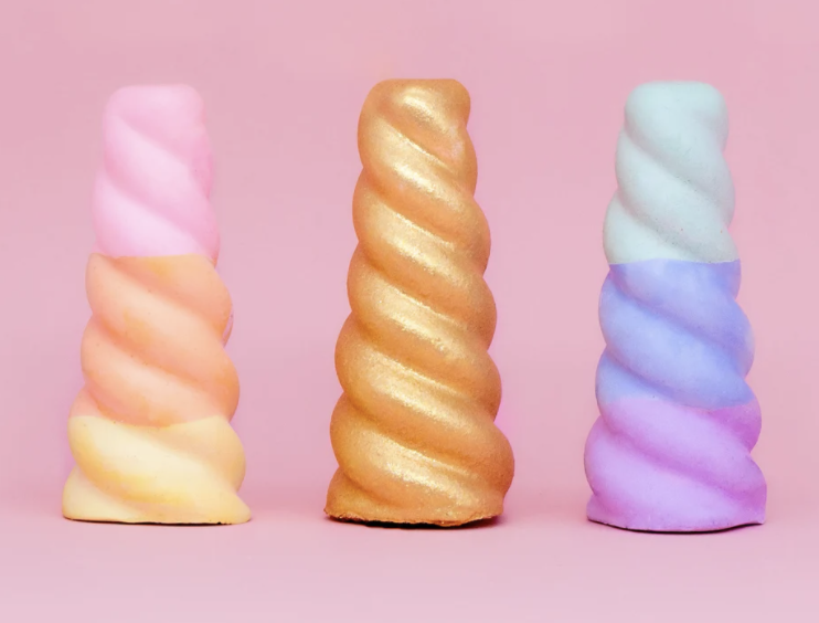 Unicorn sidewalk chalk