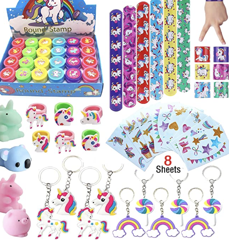 Unicorn theme party favors