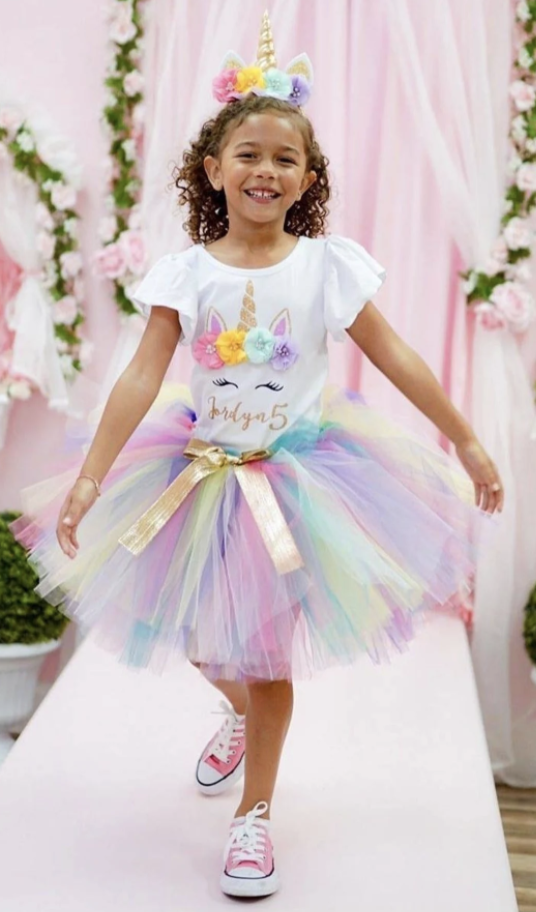 Unicorn birthday outfit