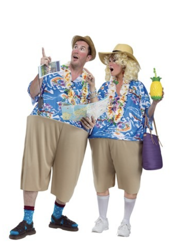 tacky tourist couples costume
