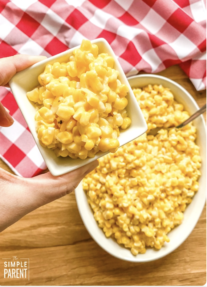 garlic parmesan cheese fried corn